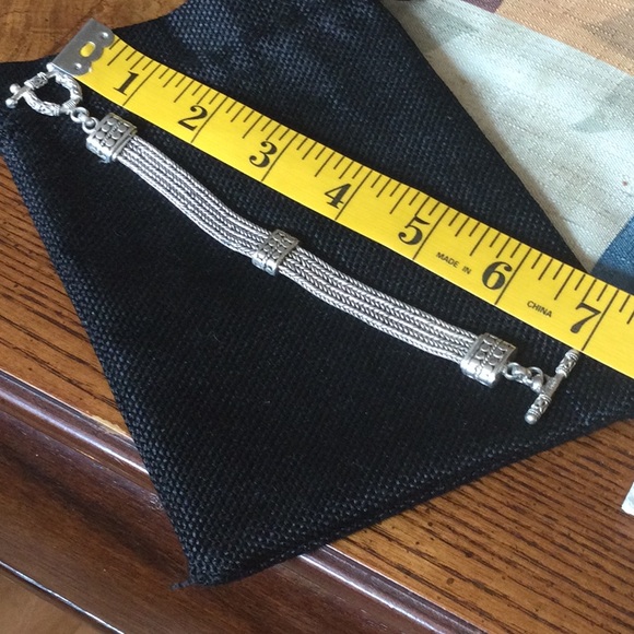 3 Chain Silver bracelet - Picture 4 of 5